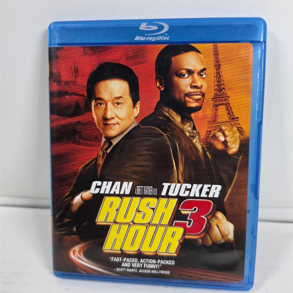 Rush Hour 3 Blu-ray 2-Disc Set Jackie Chan Chris Tucker Action Comedy Movie